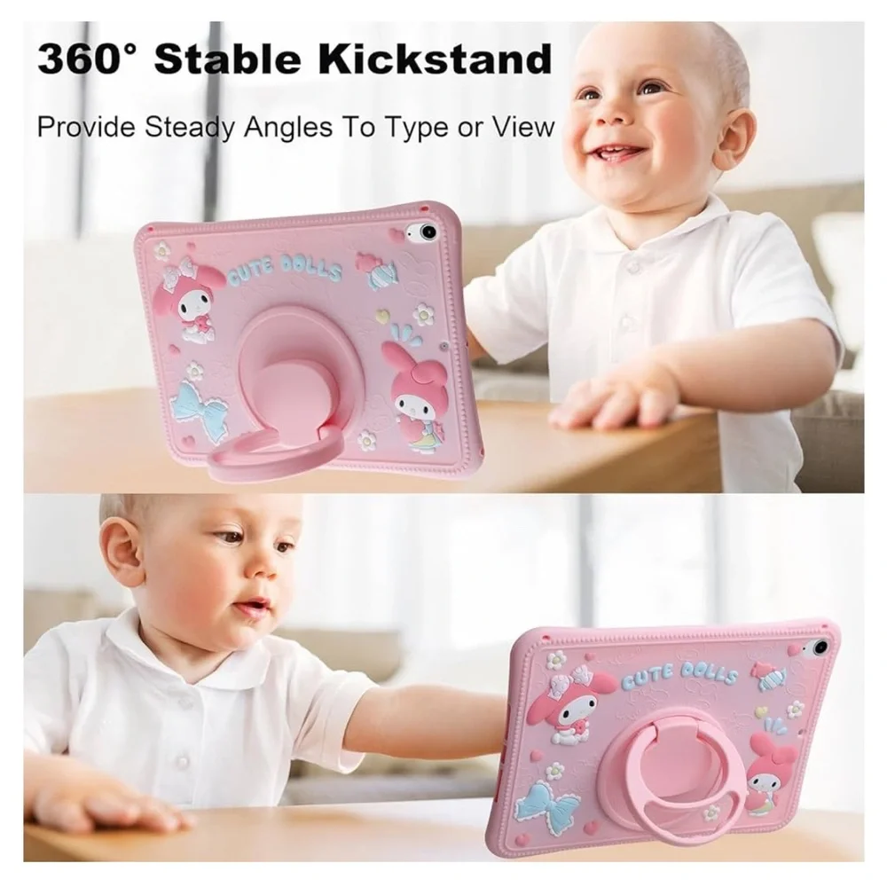 NWT My Melody iPad Case with Strap/Keychain- Pink